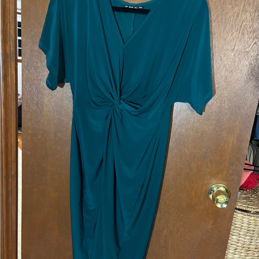 Elegant Teal Dress